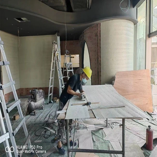 Phomi Rammed Earth wall cladding