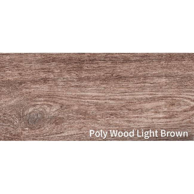 Poly Wood Light Brown